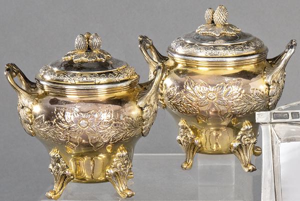 Pair of Portuguese silver punched 1st Law by Antonio Da (1 of 1)