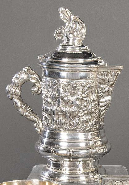 Pitcher with lid in Spanish silver punched 1st Law of (1 of 1)
