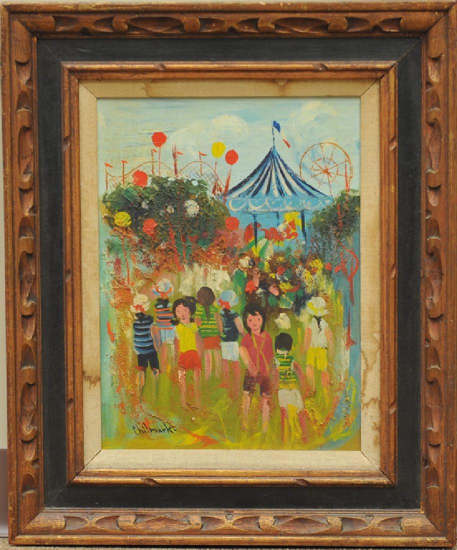 Chilmark, Framed Oil Painting On Canvas