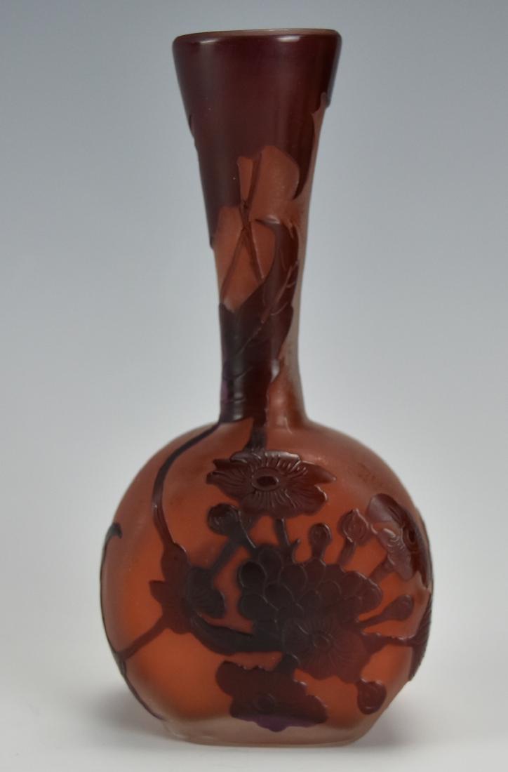 Emile Galle Rose De French Cameo Glass Vase (1 of 10)