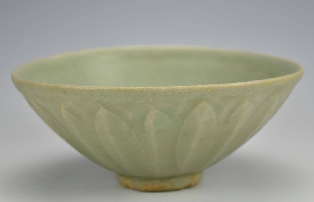 A Longquan Ware Bowl w/ "Coin" Impression,Yuan D. (1 of 8)