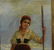Pair Oil Painting of Girls, by G. Lenz,19th C. - 7