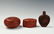 Two Chinese Carved Lacquer box & One Snuff Bottle - 2