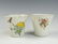 1 red glazed bowl, 2 famille rose cup, 1 b/w plate - 5