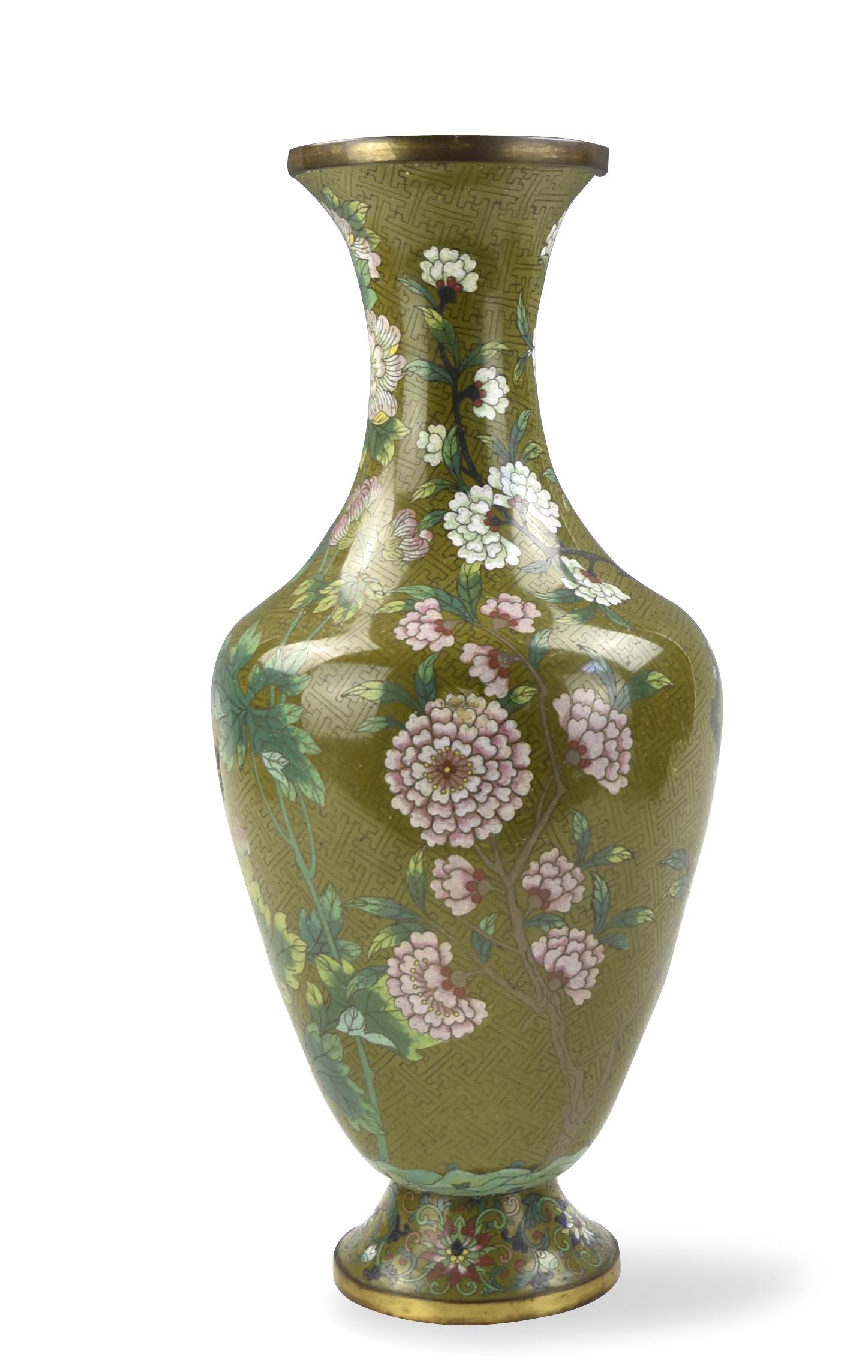 Chinese Closionne Vase, ROC Period (1 of 6)