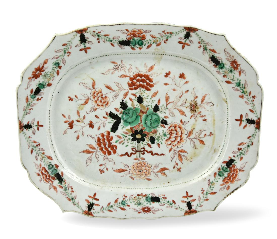 Large Chinese Export Porcelain Plate (1 of 8)