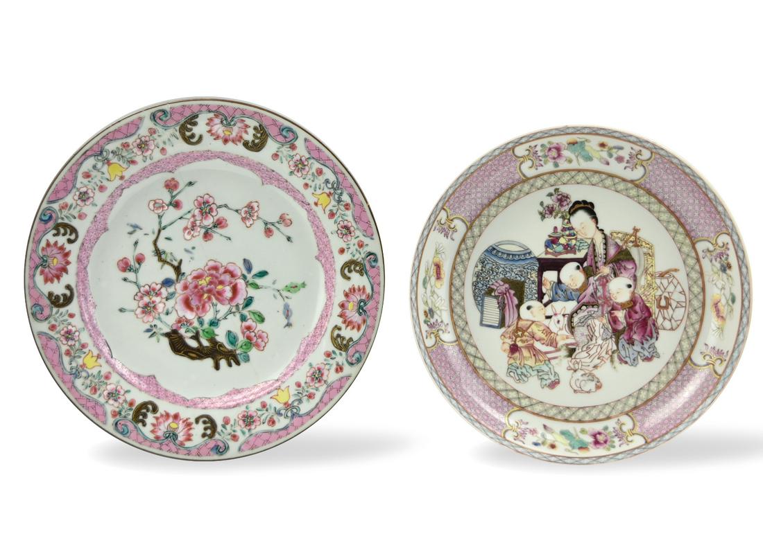 2 Chinese Famille Rose Plate (1 of 10)