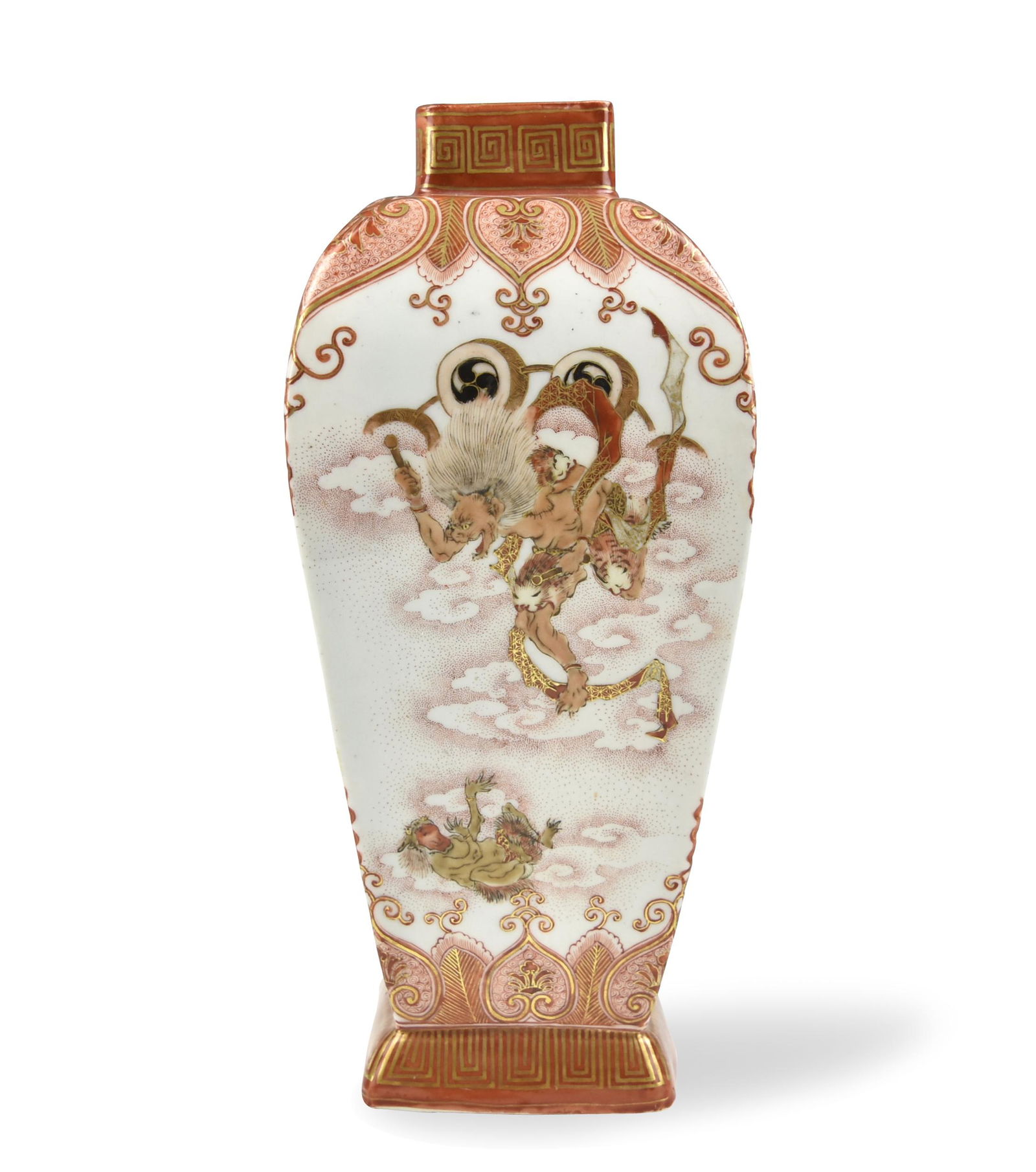 Japanese Kutani Vase w/ Ghost, 19th C. (1 of 10)