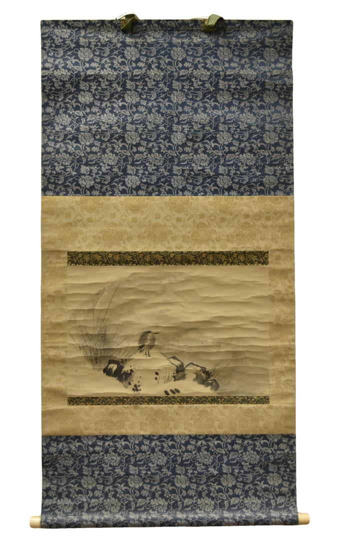 Japanese Painting Of An Abstract Outdoor Landscape (1 of 5)