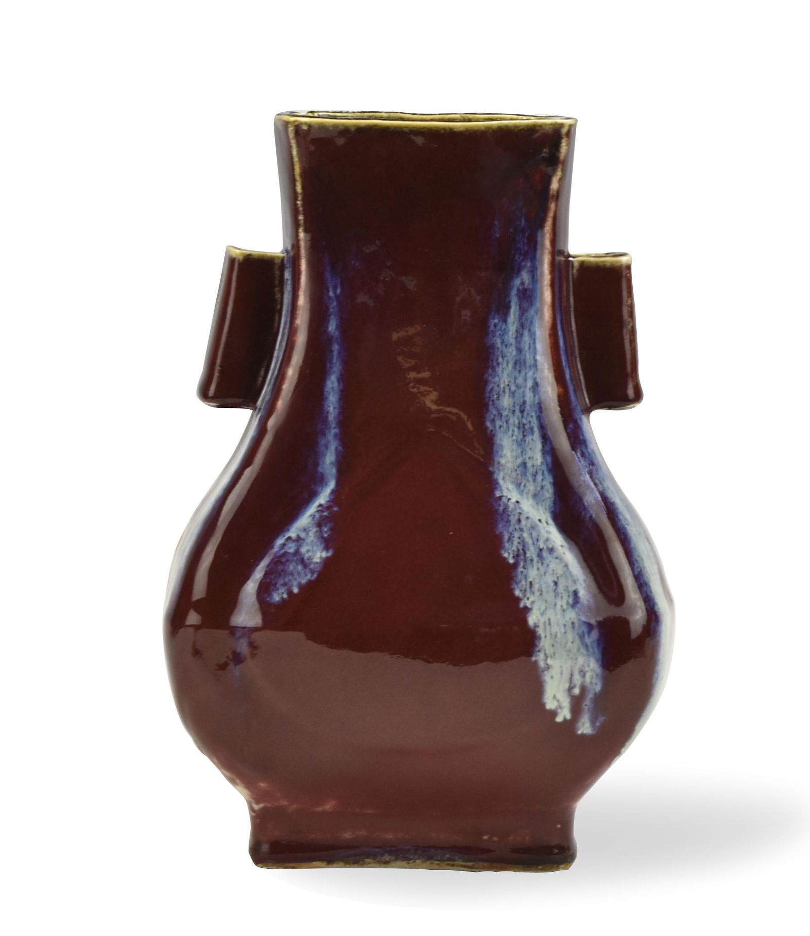 Chinese Flambe Glazed Vase w/ Yongzheng Mark (1 of 9)