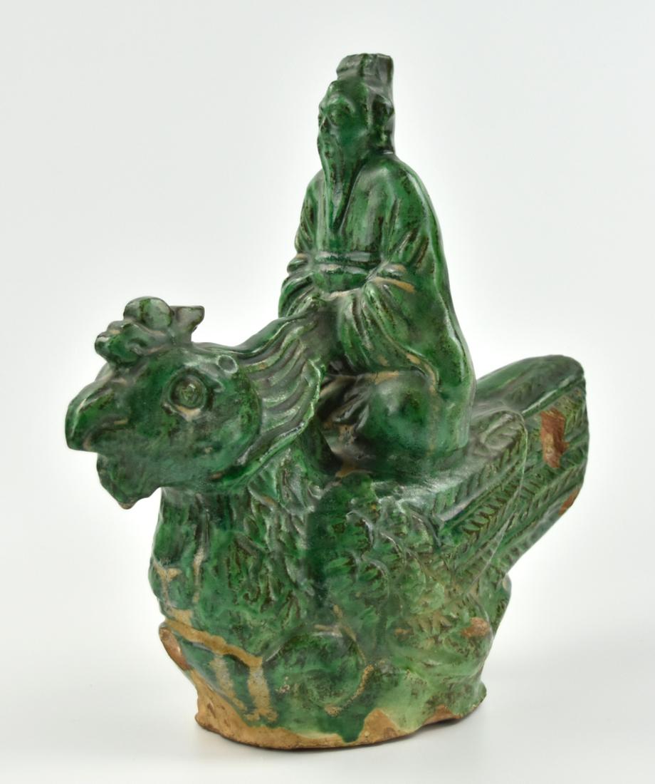 Chinese Green Glazed Roof Tile,Ming Dynasty (1 of 10)