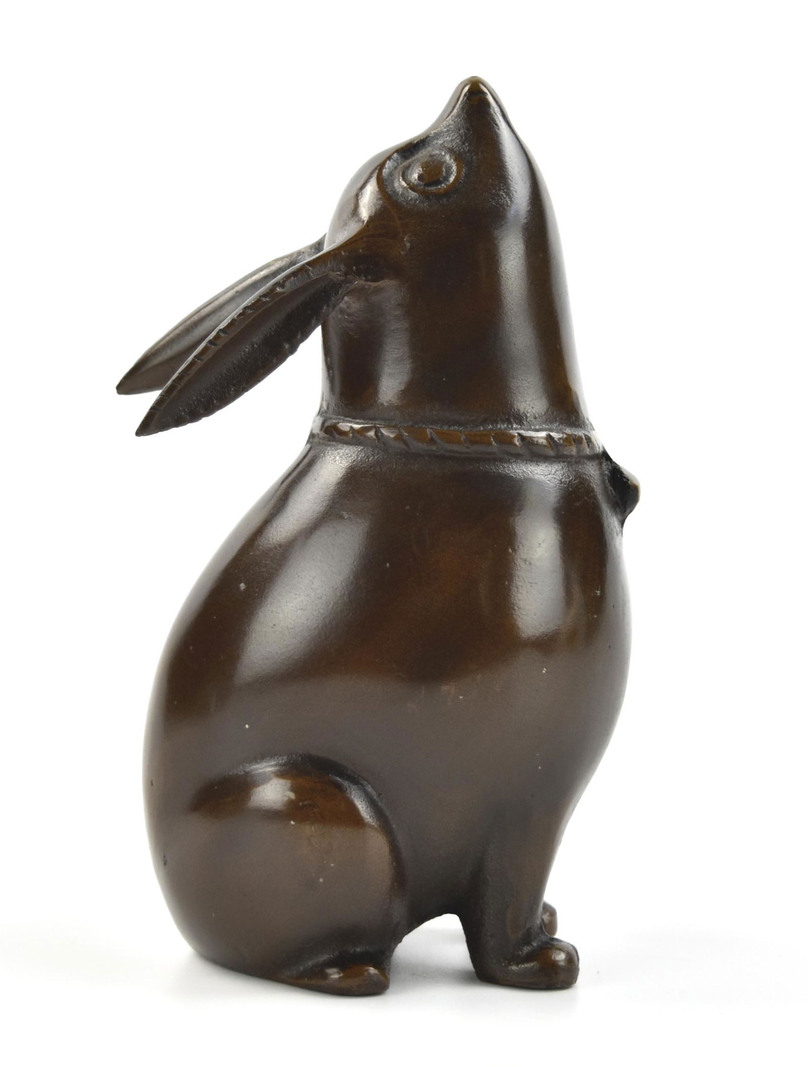 Japanese Bronze Bunny Figure (1 of 8)