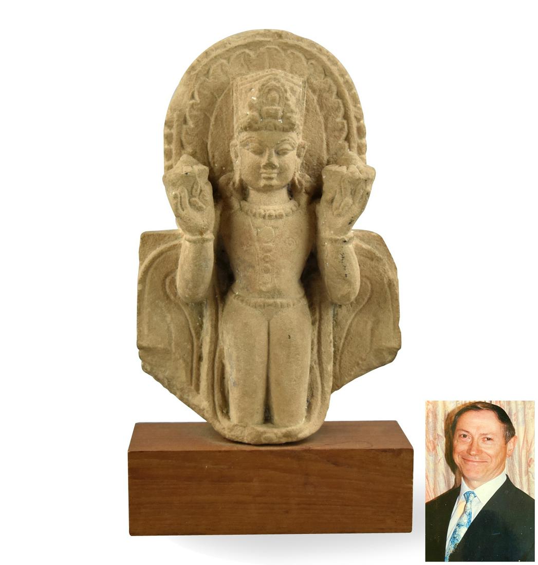 Indian Stone Figure of Buddha, 10-11th C. (1 of 10)