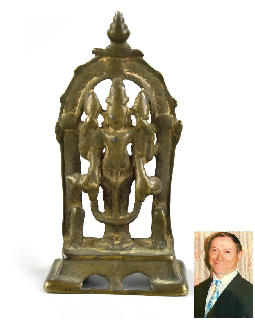 South East Asian Gilt Bronze Figure, 18th C. (1 of 8)