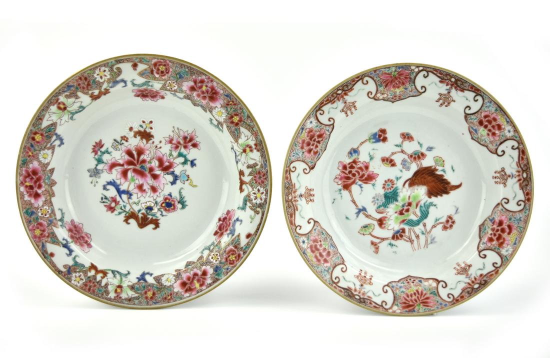 Pair of Chinese Export Plate, Yongzheng Period (1 of 12)