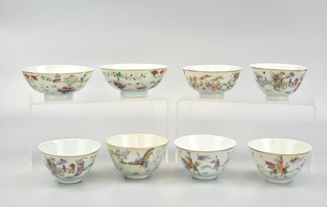 Group of 8 Chinese Famille Rose Bowl,ROC Period (1 of 11)