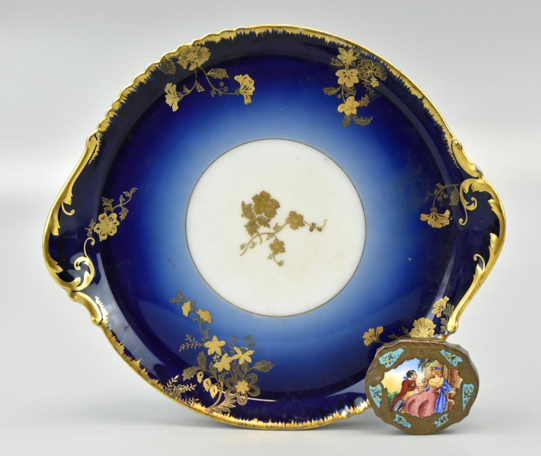 French Limoge Plate and Enamel Compact (1 of 12)
