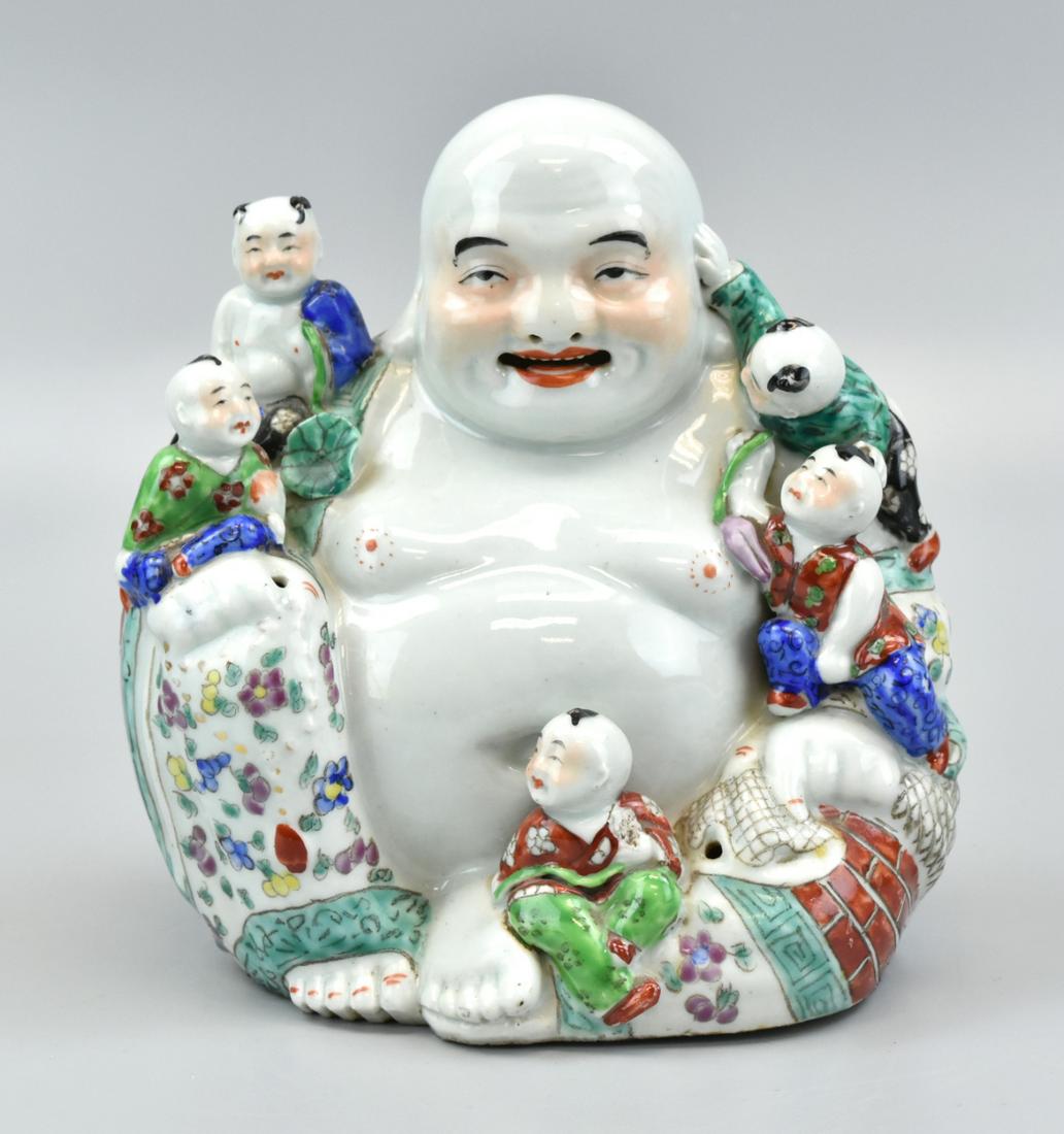 Chinese Famille Rose Porcelain Budhha ,ROC Period (1 of 10)