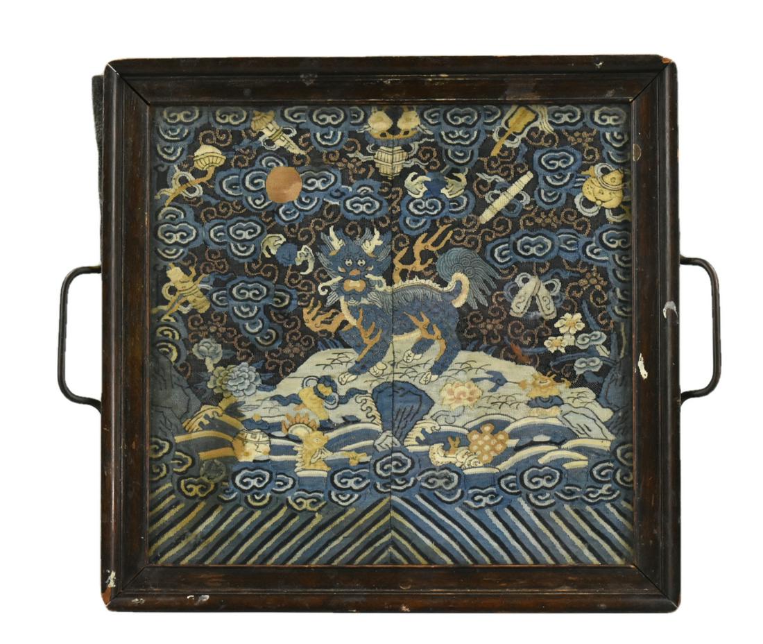 Chinese Embroidery Ranking Badge, Qing Dynasty (1 of 8)