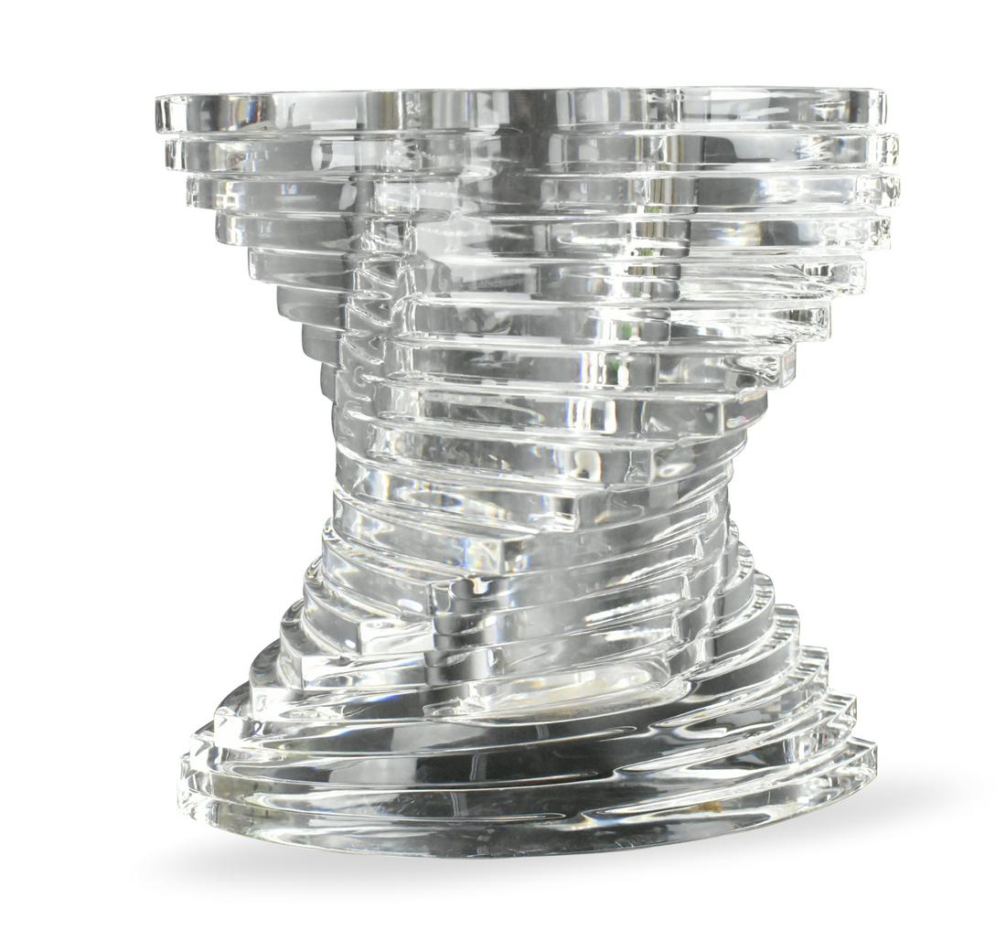 French Baccarat Crystal Twist Vase (1 of 13)