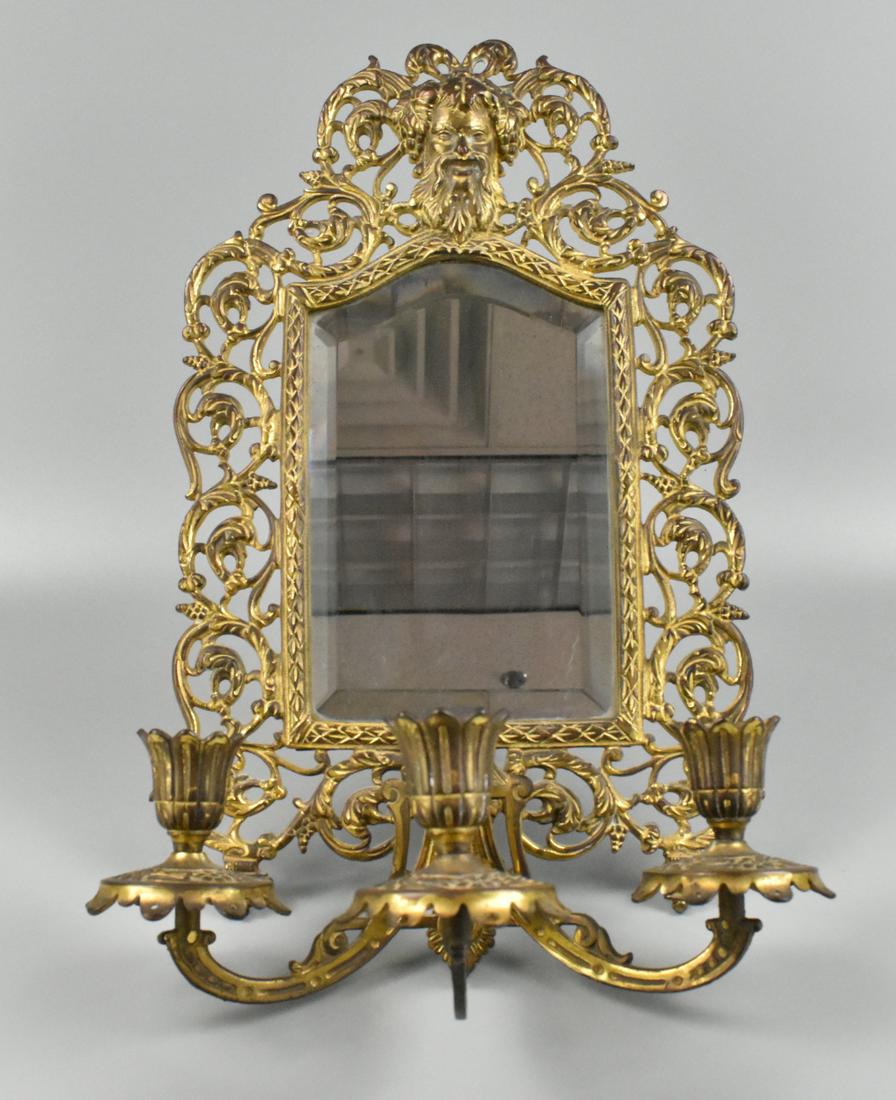 Bradley&Hubbard Wall Mirror w/ Candelabra,19th C (1 of 8)