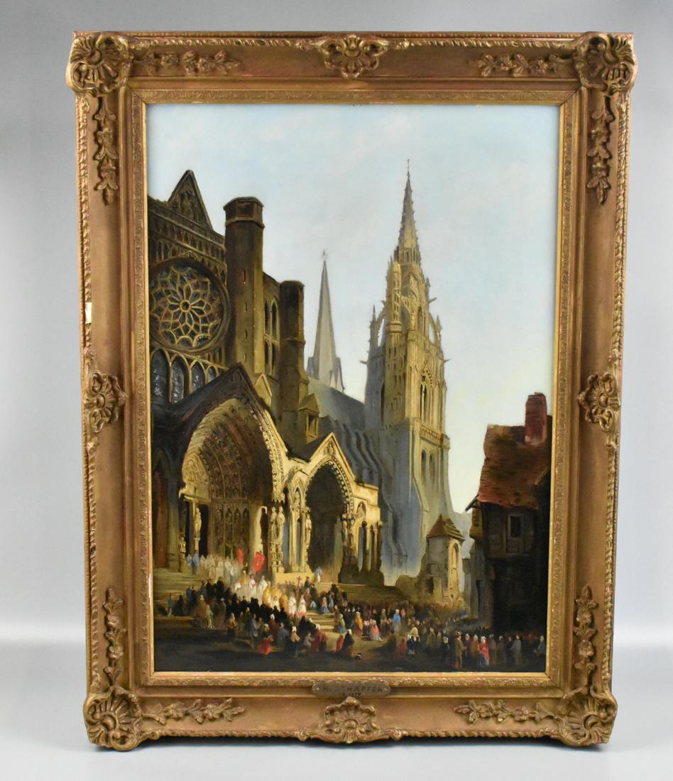 H. Schaffer ,Oil Painting on Canvas,1870s. (1 of 16)