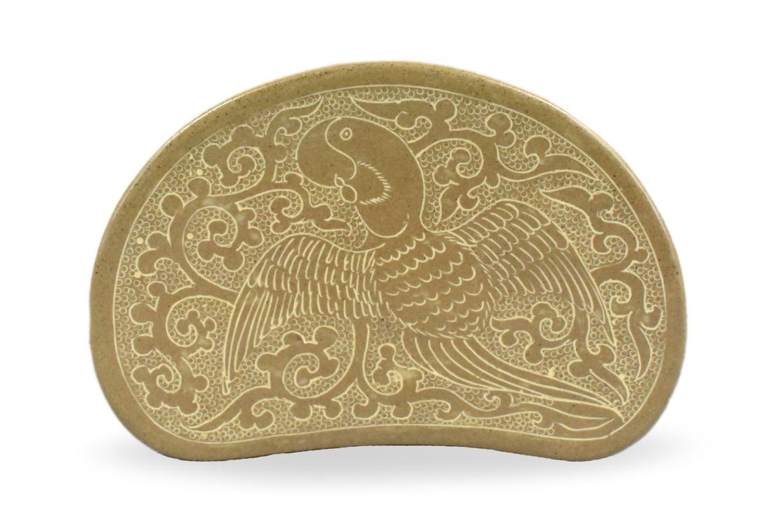 Chinese CiZhou Porcelain Pillow w/ Parrot, Song D. (1 of 11)