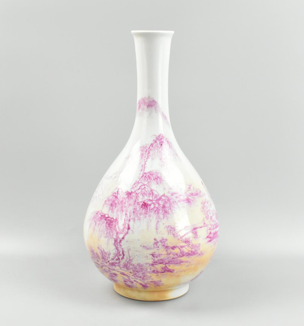 Chinese Carmine Painting Porcelain Vase (1 of 13)