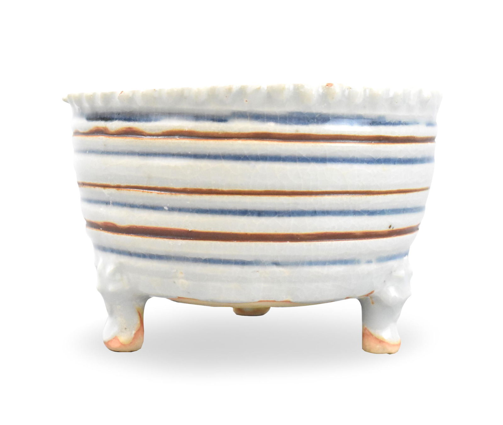 Chinese Qingbai Glazed Tripod Censer, Yuan Dynasty (1 of 12)