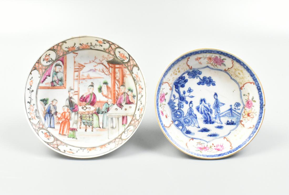Two Chinese Export Dishes, 19th C. (1 of 13)