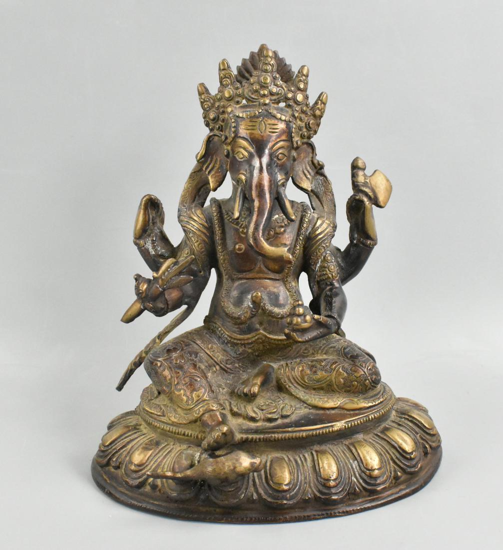 Chinese Gilt Bronze Buddha Figure (1 of 6)