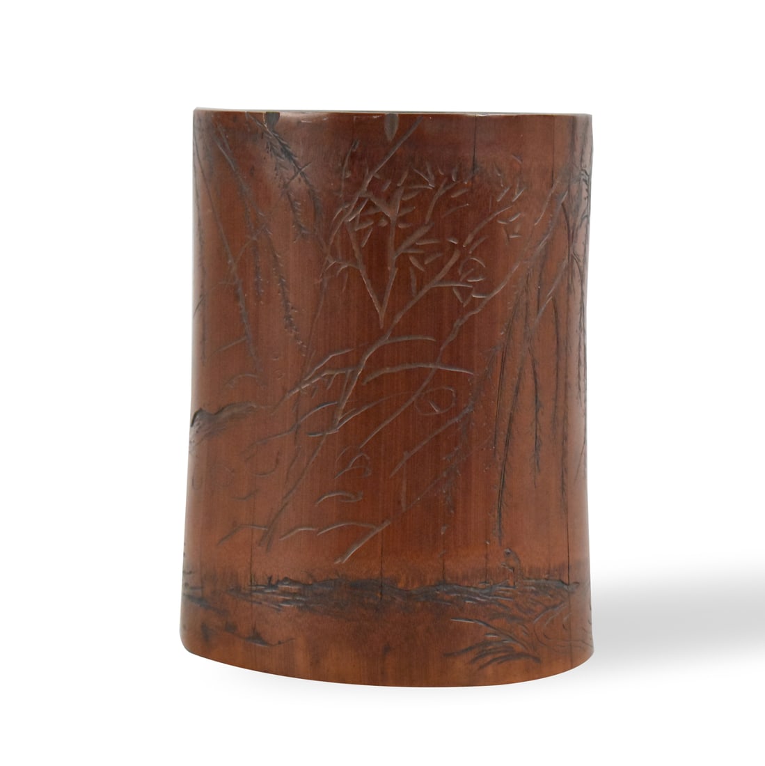 Chinese Bamboo Carved Brushpot ,Qing Dynasty (1 of 9)