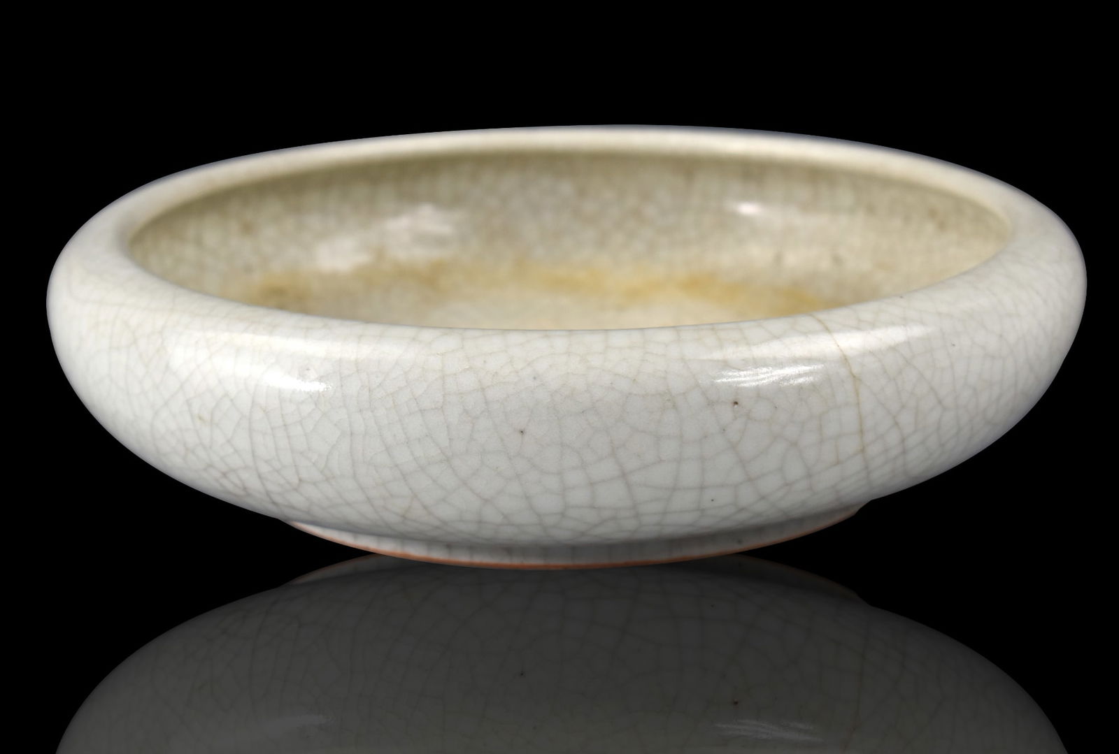 Large Chinese Ge Type Glazed Washer, 19th C. (1 of 7)