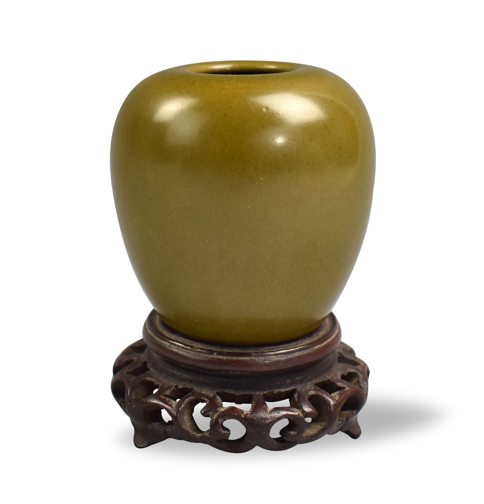 Chinese Tea Dust Glazed Water Jar, Qianlong Period (1 of 14)