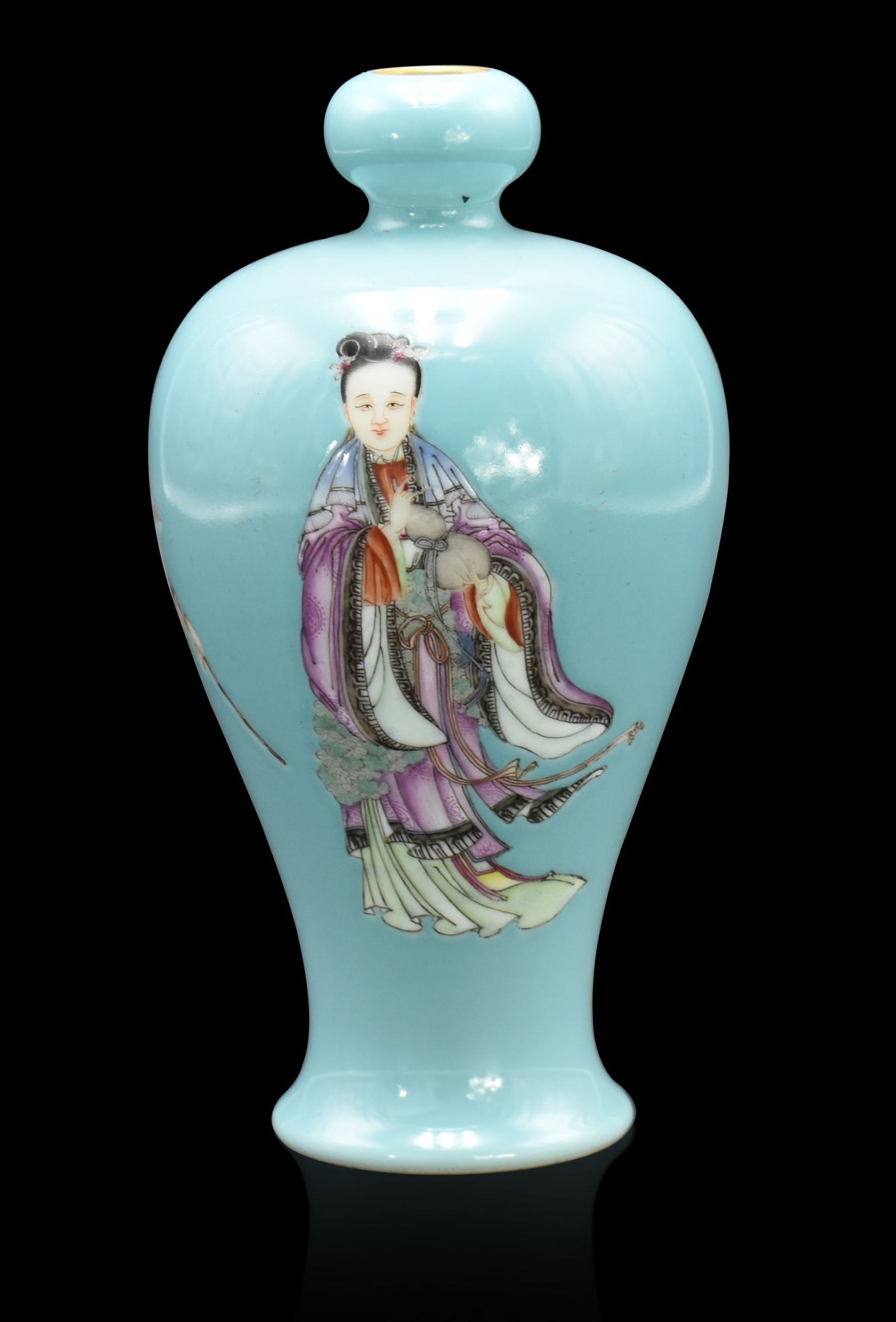 Chinese Famille Rose Vase w/ Figures, ROC Period (1 of 11)