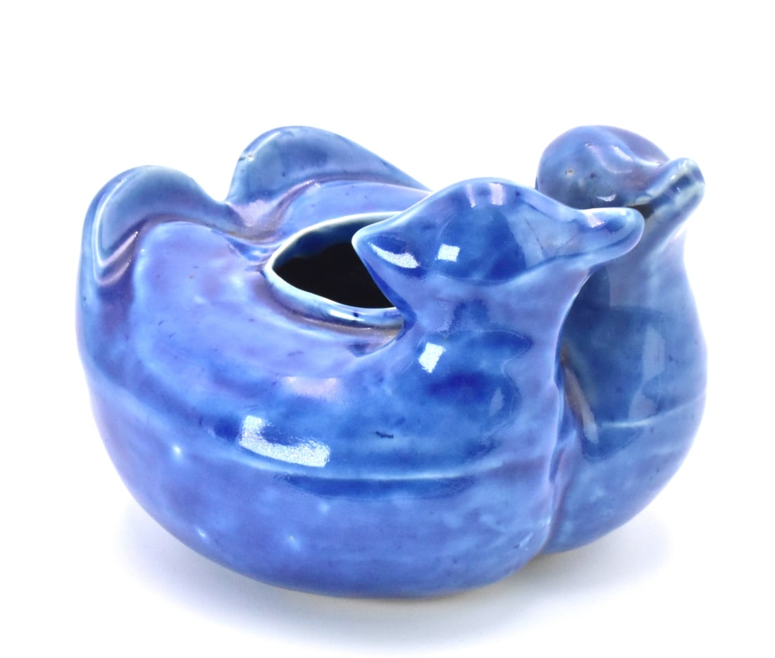 Chinese Powder Blue Twin Duck Waterpot,Ming Dynast (1 of 10)