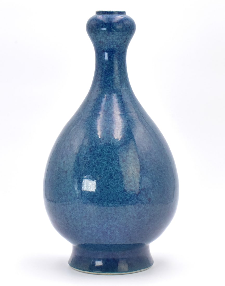 Chinese Robin Egg Glazed Vase, ROC Period (1 of 11)