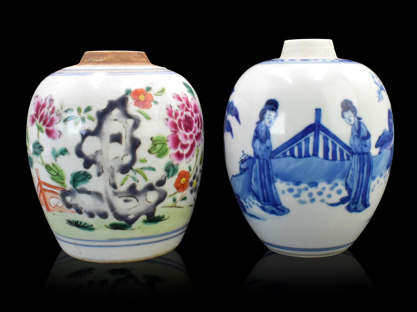 Two Chinese Porcelain Jar, 18th C. (1 of 12)