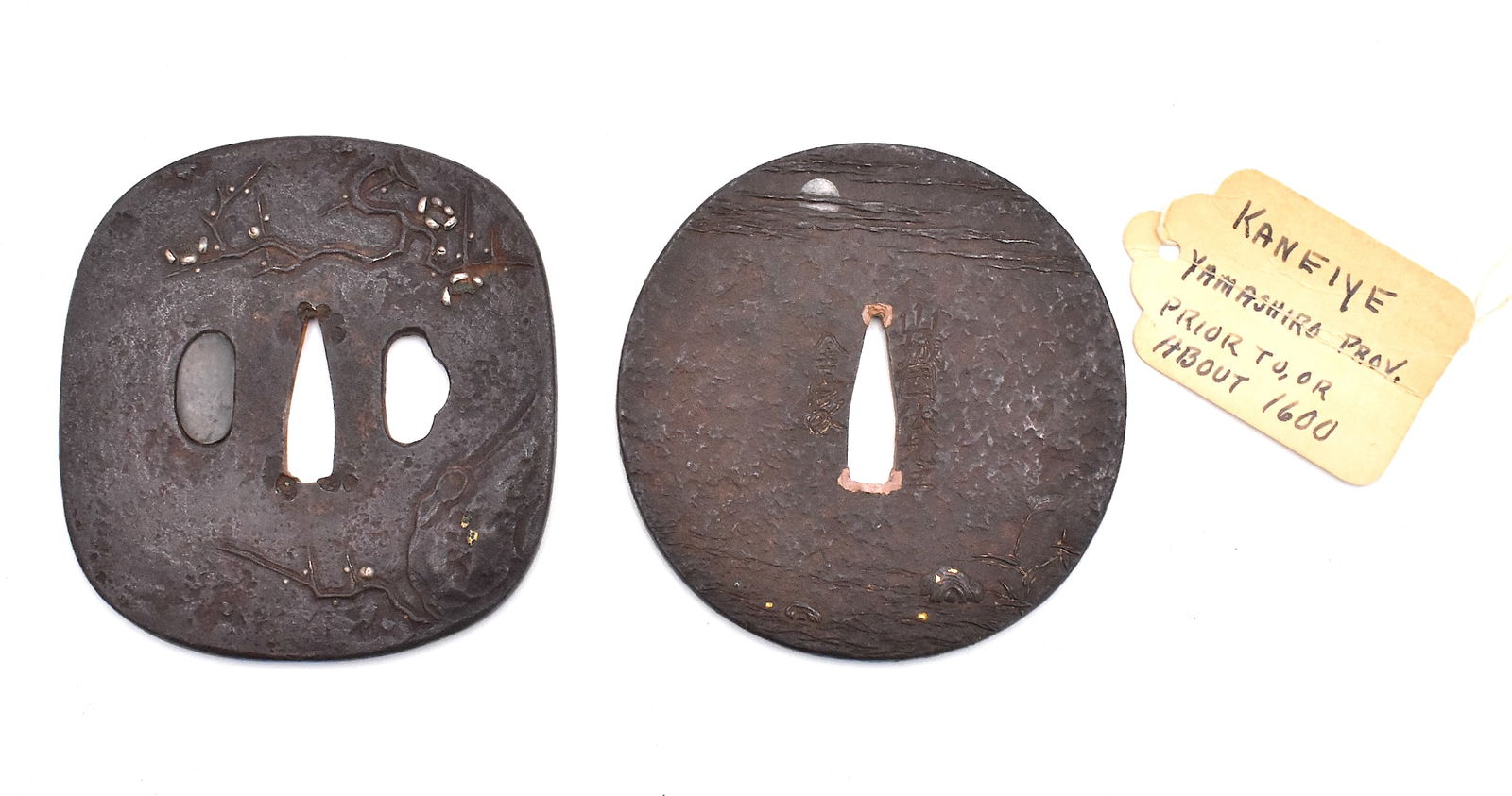 Two Japanese Mixed Metal Tsuba, Edo Period (1 of 11)