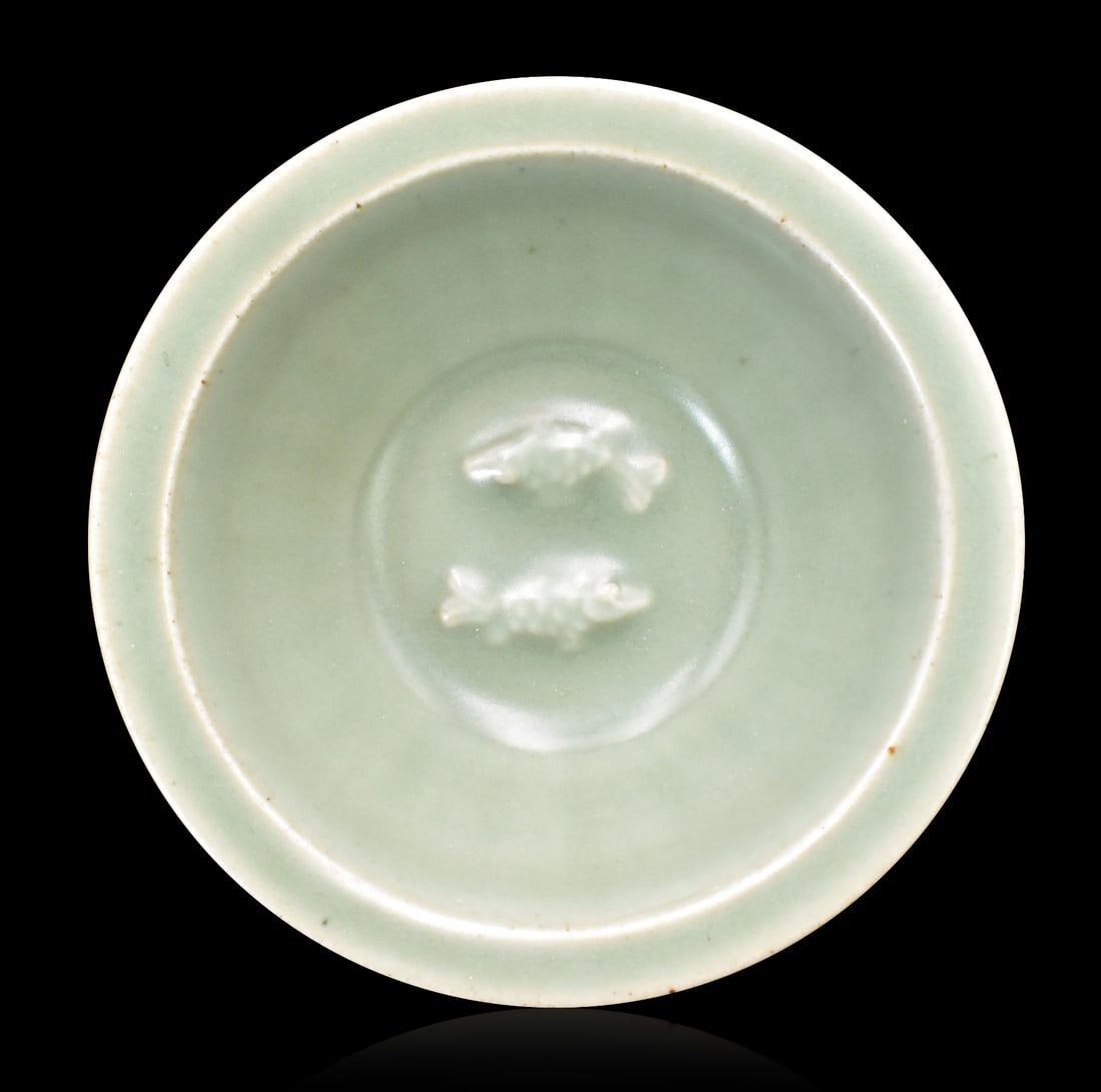 Chinese Longquan Celadon Twin Fish Washer, Song D. (1 of 7)
