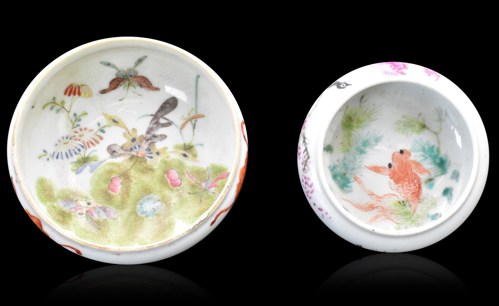 2 Chinese Famille Rose Washer, ROC Period (1 of 9)