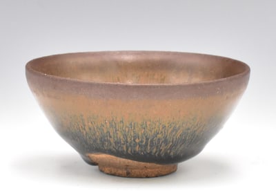 Chinese Jian Ware hare's Fur Conical Bowl, Song D.