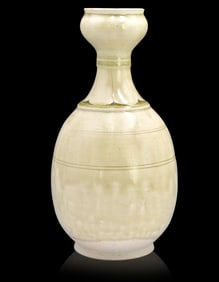 Chinese Celadon Glazed Lotus Vase