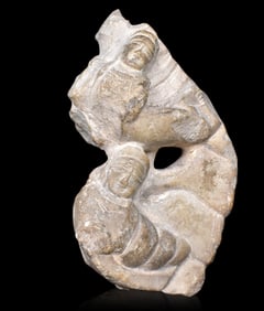 Chinese Carved Stone Sculpture of Flying Deities