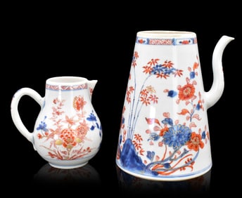 2 Chinese Imari Style Jugs, Kangxi Period