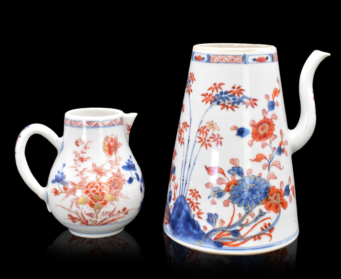 2 Chinese Imari Style Jugs, Kangxi Period (1 of 9)