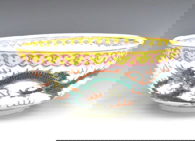 Chinese Famille Rose Dragon Bowl, Guangxu Period