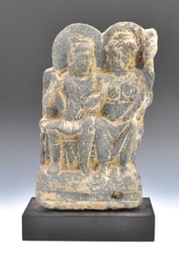 Gandhara Stone Carved Buddha Figure,3/4th C.