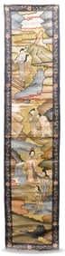 Chinese Embroidery Kesi Panel, Qing Dynasty