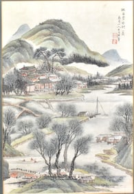 Attribtue "Wang Hui" Chinese Landscape Painting